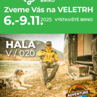 Zveme vás na veletrh Caravaning Brno 2025 od 6. – 9.11. BVV výstaviště